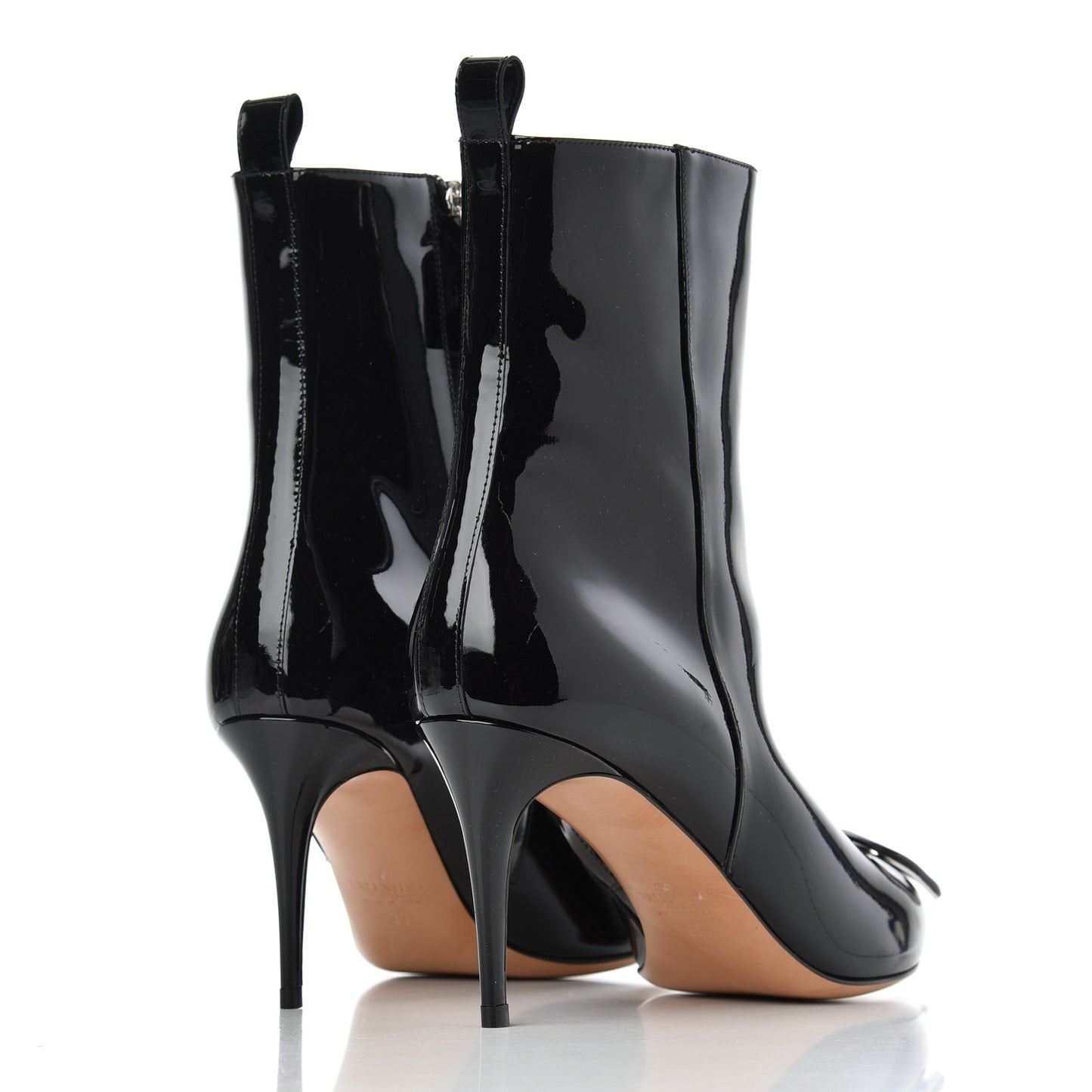Patent VLogo 80mm Ankle Boots 39 Black