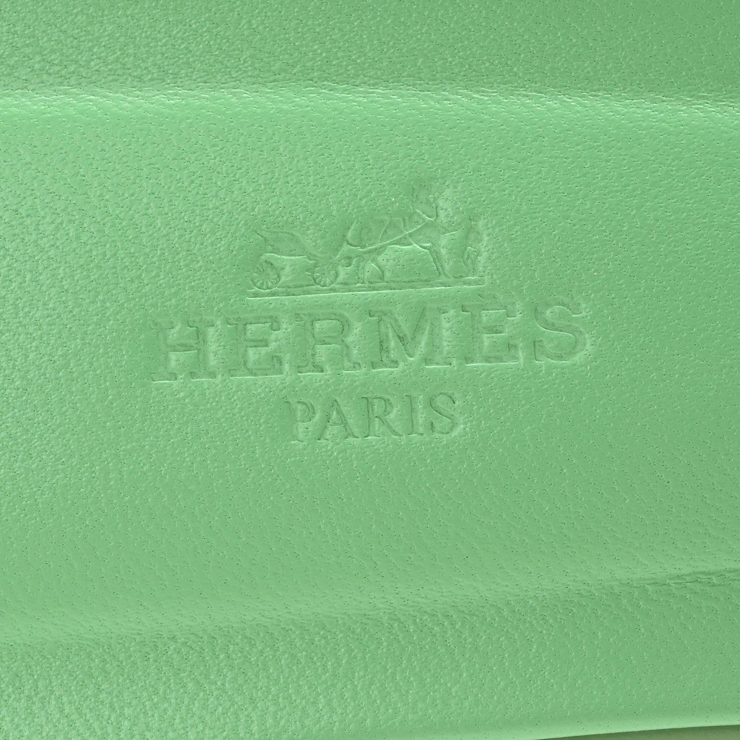Hermes Epsom Oran Sandals 39 Vert Pomme 8 of 10