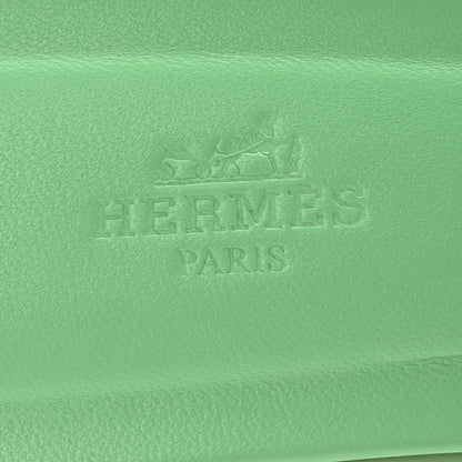 Hermes Epsom Oran Sandals 39 Vert Pomme 8 of 10