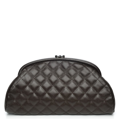 Chanel Caviar Quilted Timeless Clutch Dark Brown 1 of 7