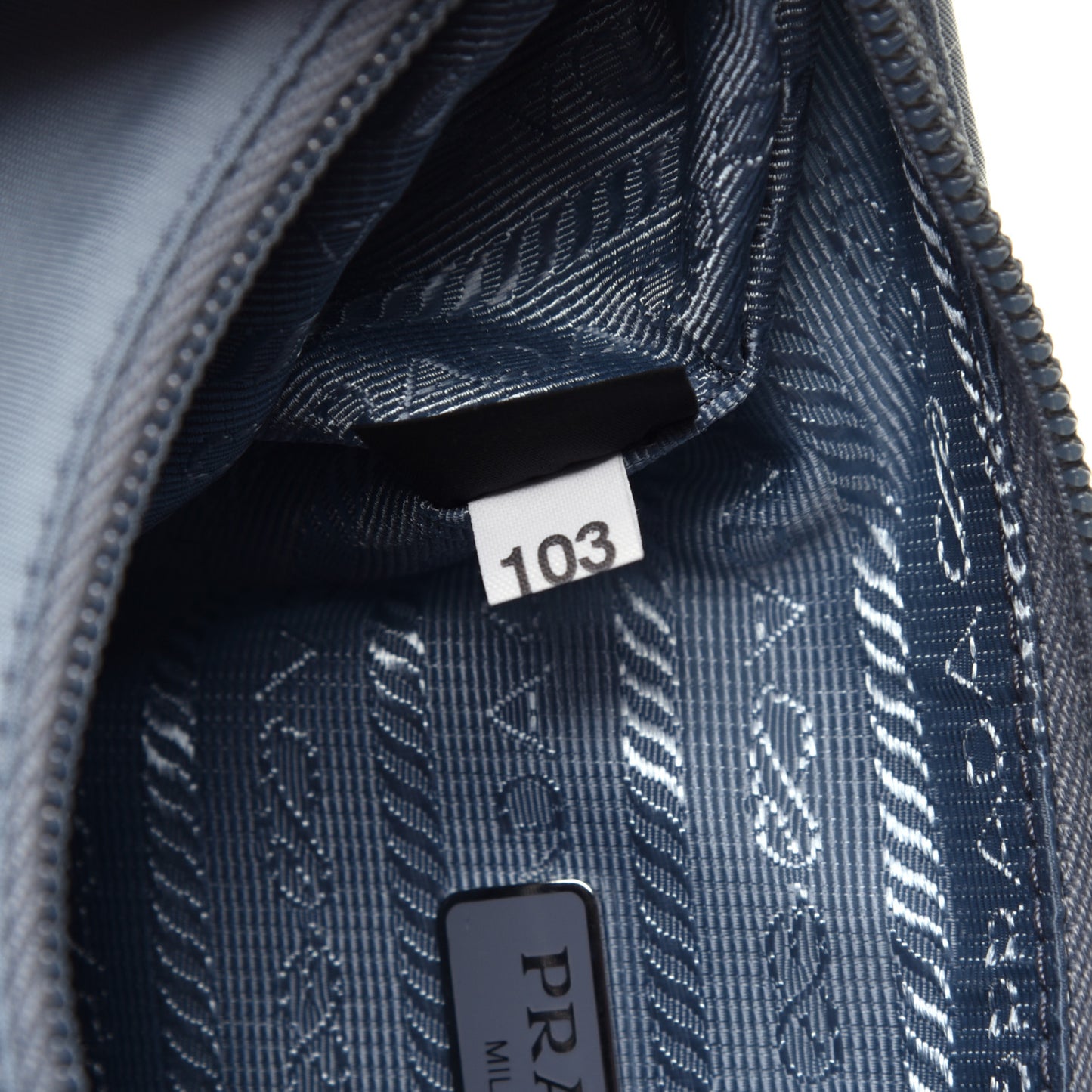 Tessuto Nylon Mini Re-Edition 2000 Bag Astrale