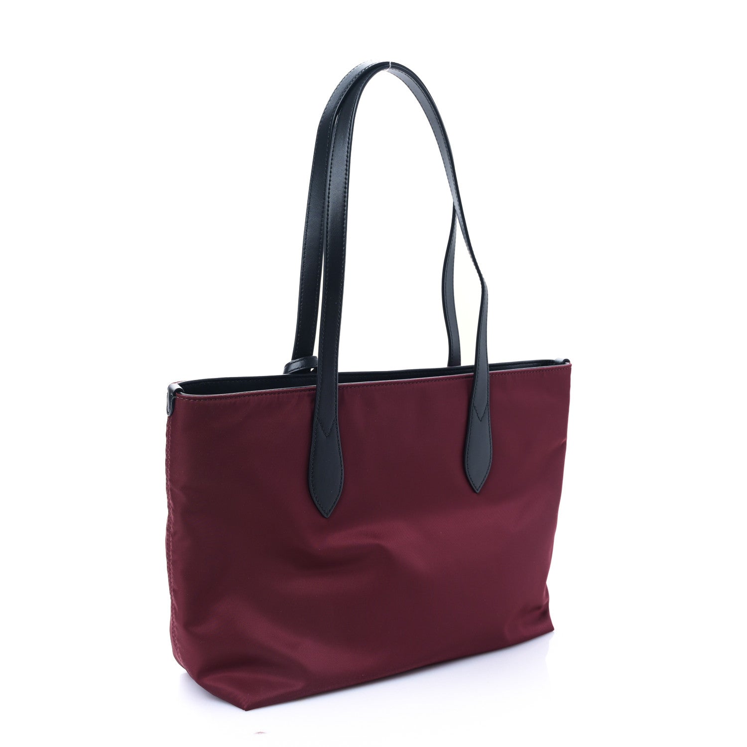 Burberry Nylon Logo Small Ardwell Tote Dark Red 3 of 9