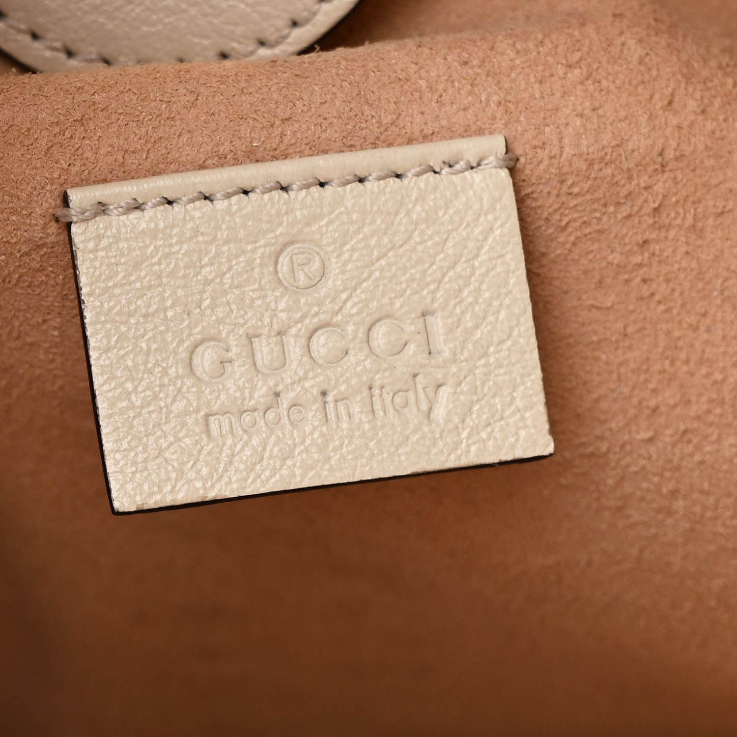 Gucci Suede Calfskin Large Rajah Chain Tote White 8 of 13