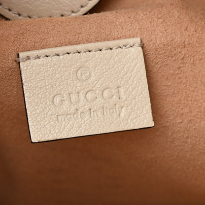 Gucci Suede Calfskin Large Rajah Chain Tote White 8 of 13