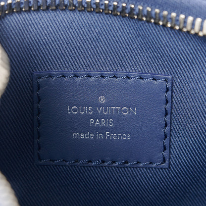 Louis Vuitton Monogram Ink Watercolor Keepall XS Blue 6 of 10