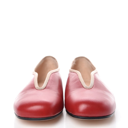 Gucci Malaga Kid Silk Hannelore Detachable Platform Slide 36 Hibiscus Red 10 of 16