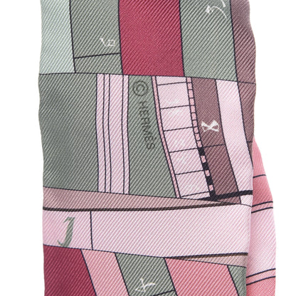 Hermes Silk Astrologie Nouvelle Twilly Rose Framboise Pistache 3 of 4