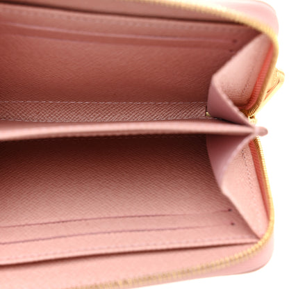 Louis Vuitton Damier Azur Zippy Coin Purse Rose Ballerine 5 of 6