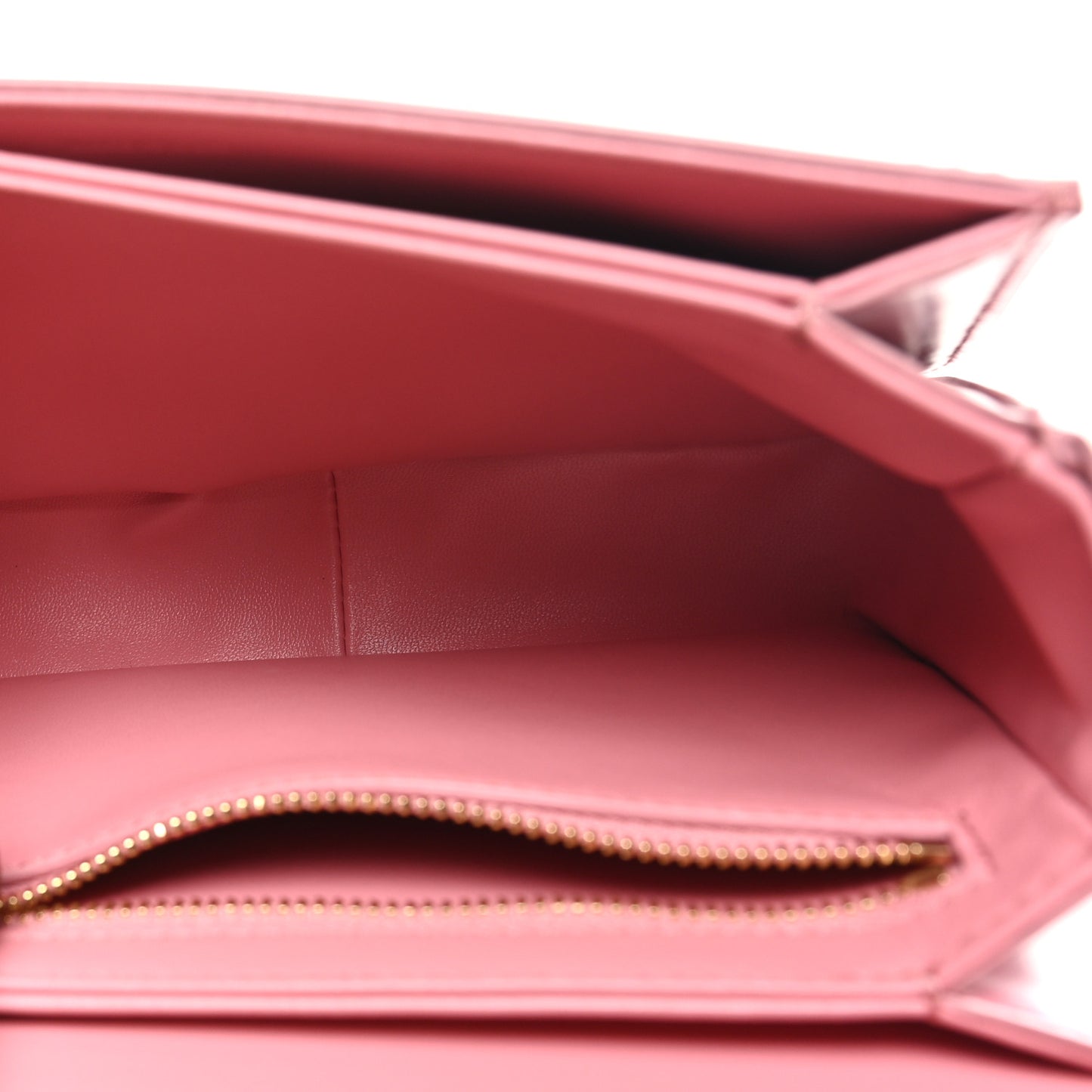 Shiny Calfskin Teen Triomphe Rose