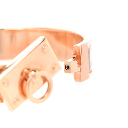 Hermes Enamel Clic Anneau Bracelet PM Marron Glace 5 of 6