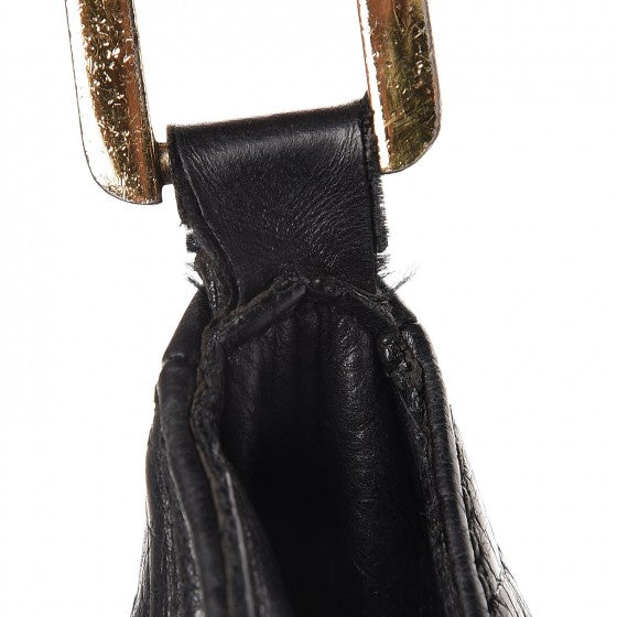 Guccissima Large New Ladies Web Hobo Black