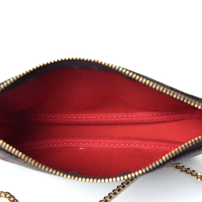 Louis Vuitton Damier Ebene Mini Pochette Accessories 5 of 9