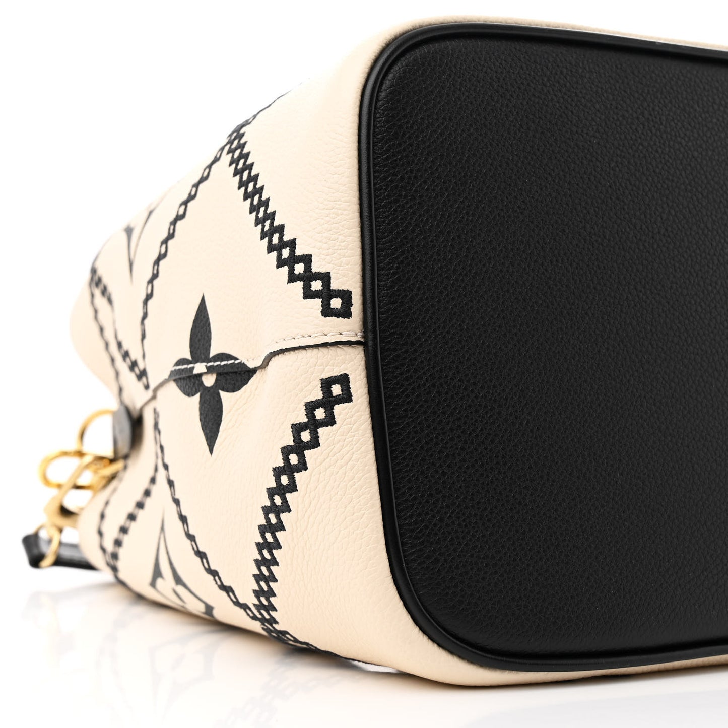 Empreinte Monogram Giant Broderies Neonoe MM Cream Black