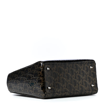 Christian Dior Patent Ultimate Medium Lady Dior Brown 3 of 7