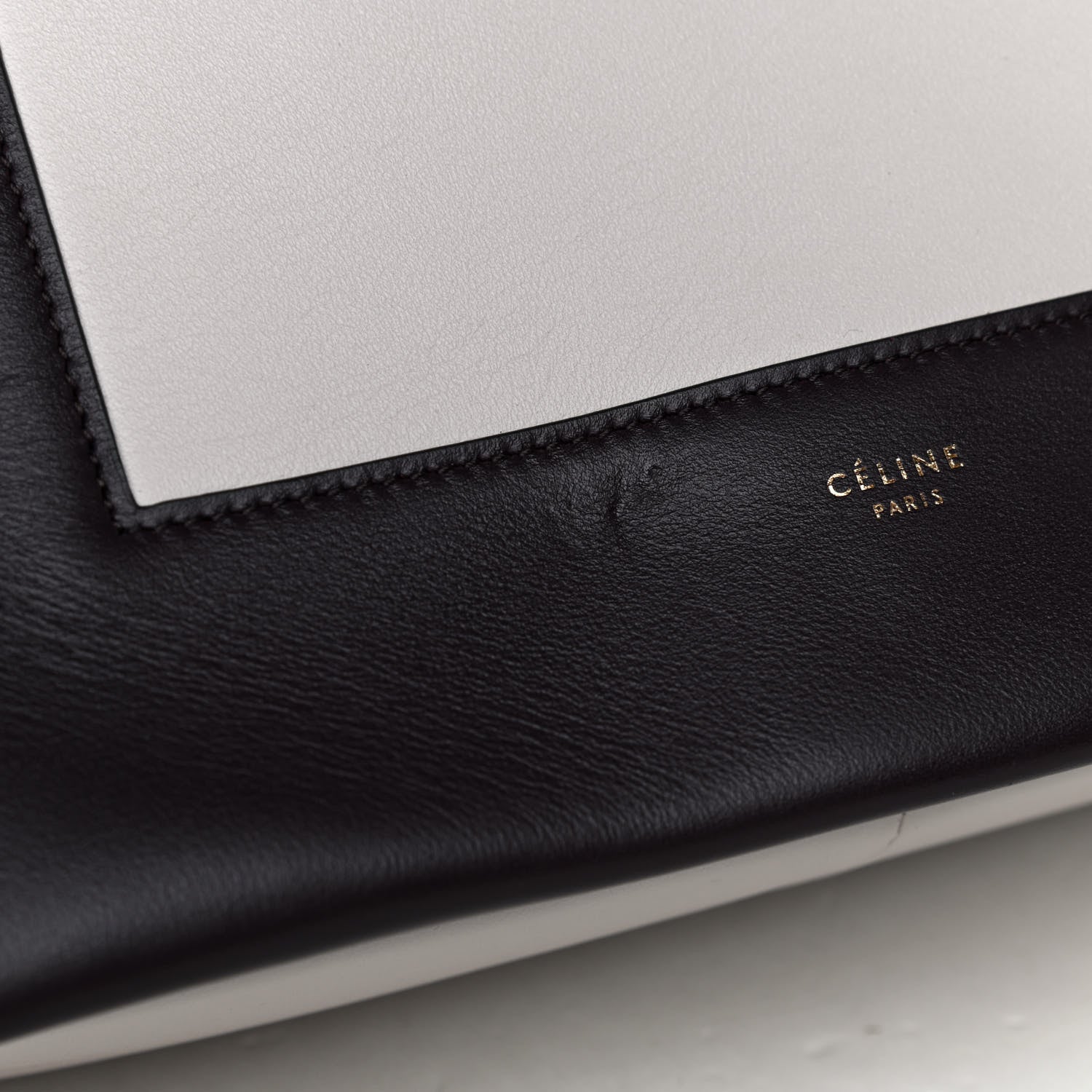 Celine Shiny Smooth Calfskin Medium Frame Shoulder Bag Velvet Desert 5 of 5