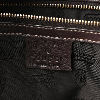 Gucci Crystal Monogram Large Hysteria Clutch Brown 6 of 10