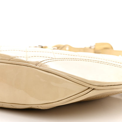 Burberry Patent Quilted Brook Hobo Beige 11 of 12