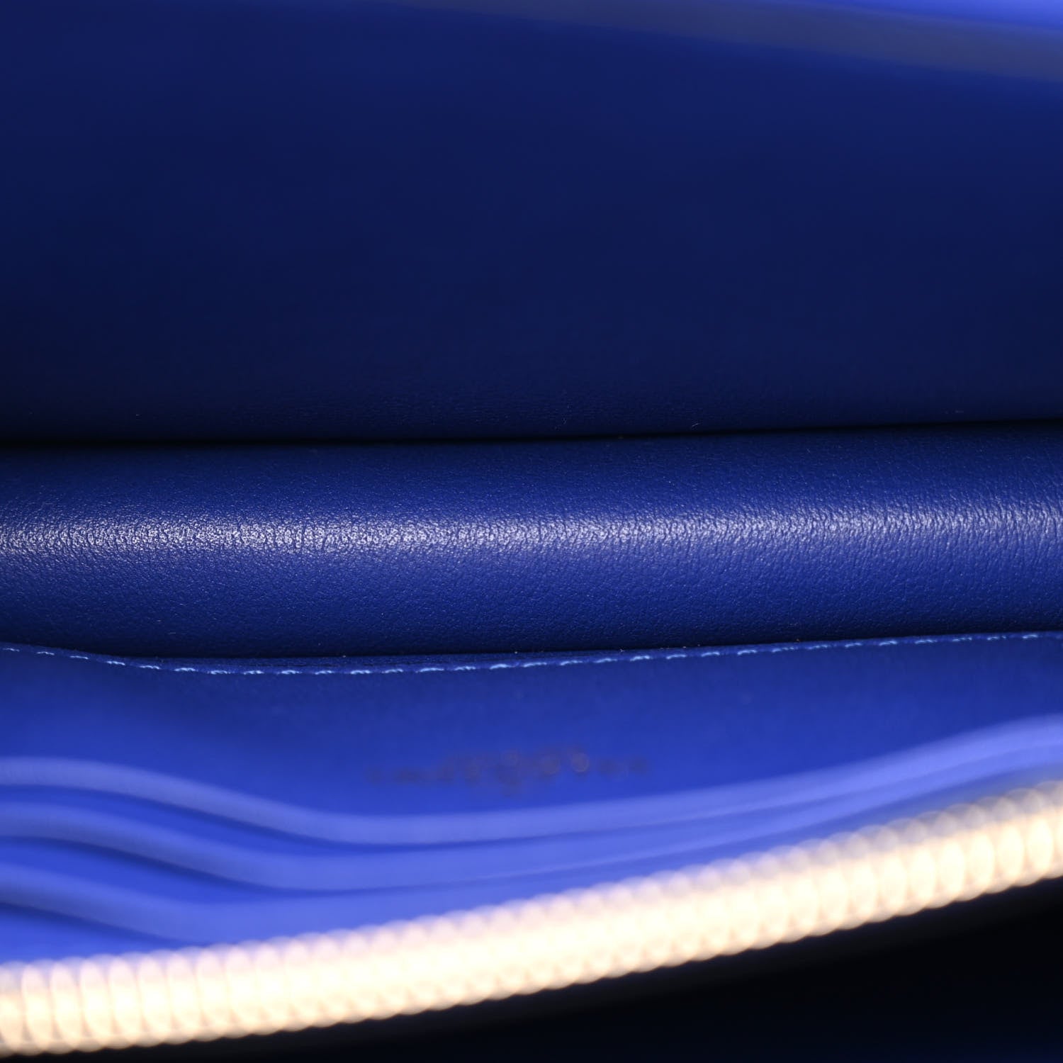 Valentino Garavani Calfskin VLogo Crossbody Blue 5 of 11