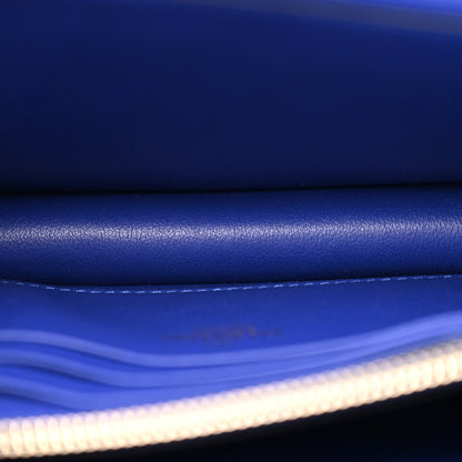 Valentino Garavani Calfskin VLogo Crossbody Blue 5 of 11
