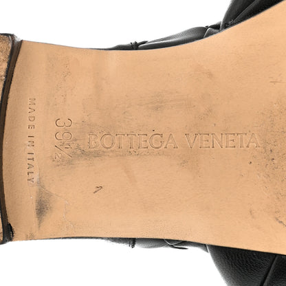 Bottega Veneta Nappa Maxi Intrecciato Lido Flat Sandals 39.5 Black 7 of 8