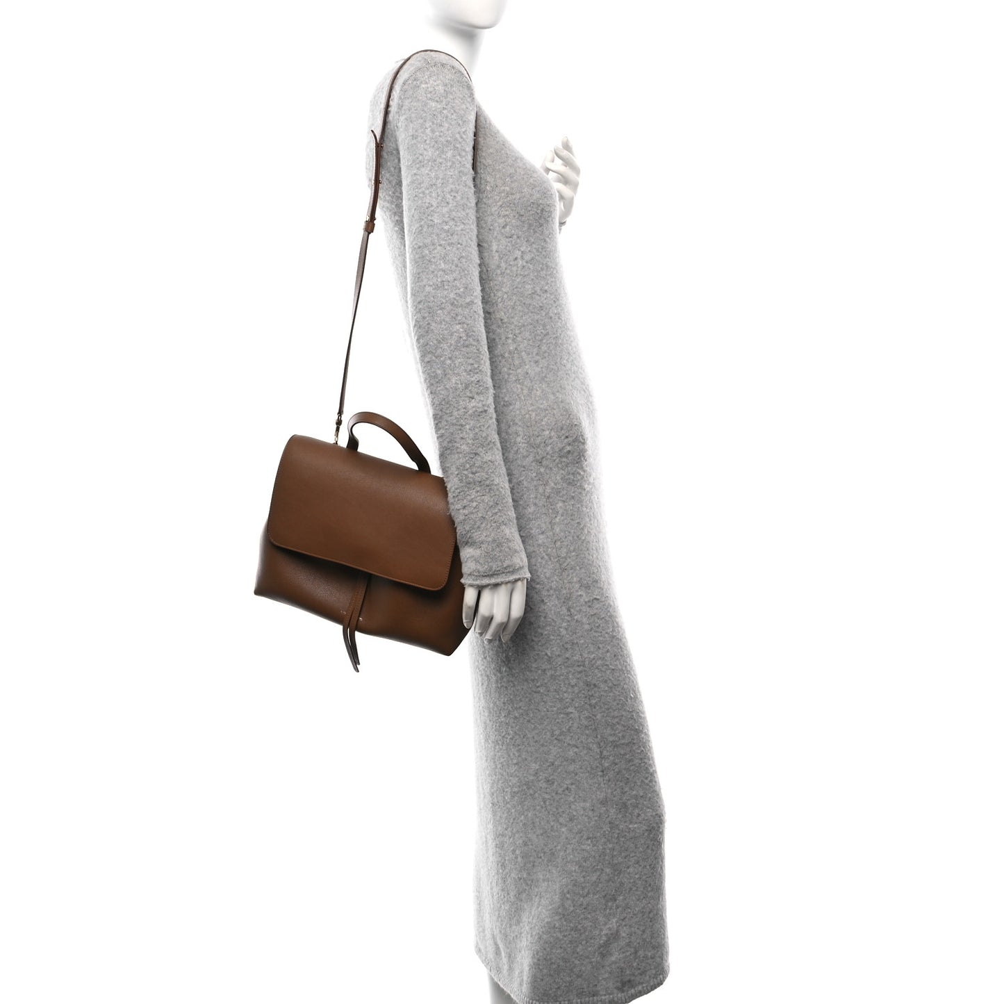 Calfskin Soft Lady Bag Biscotto