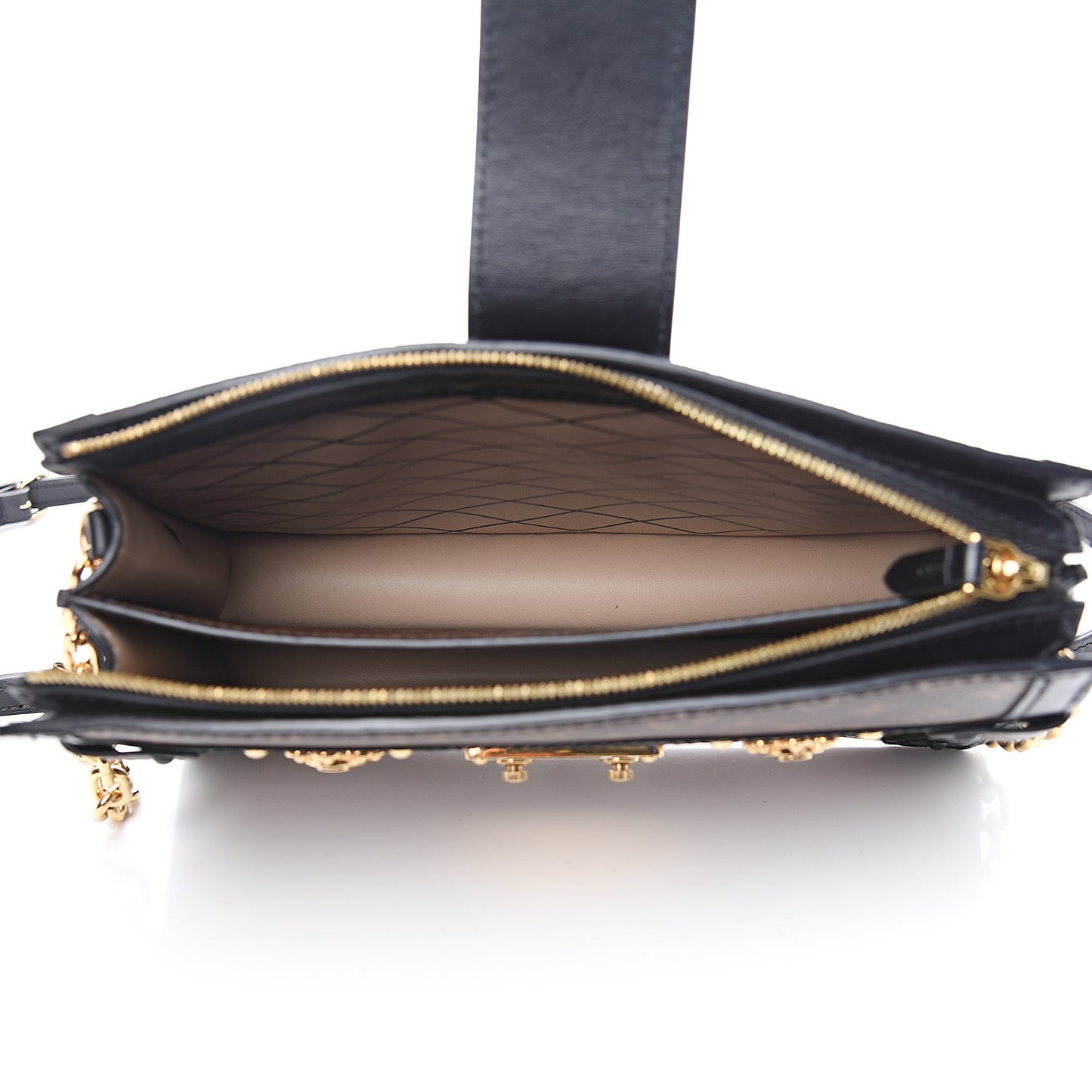 Reverse Monogram Trunk Clutch