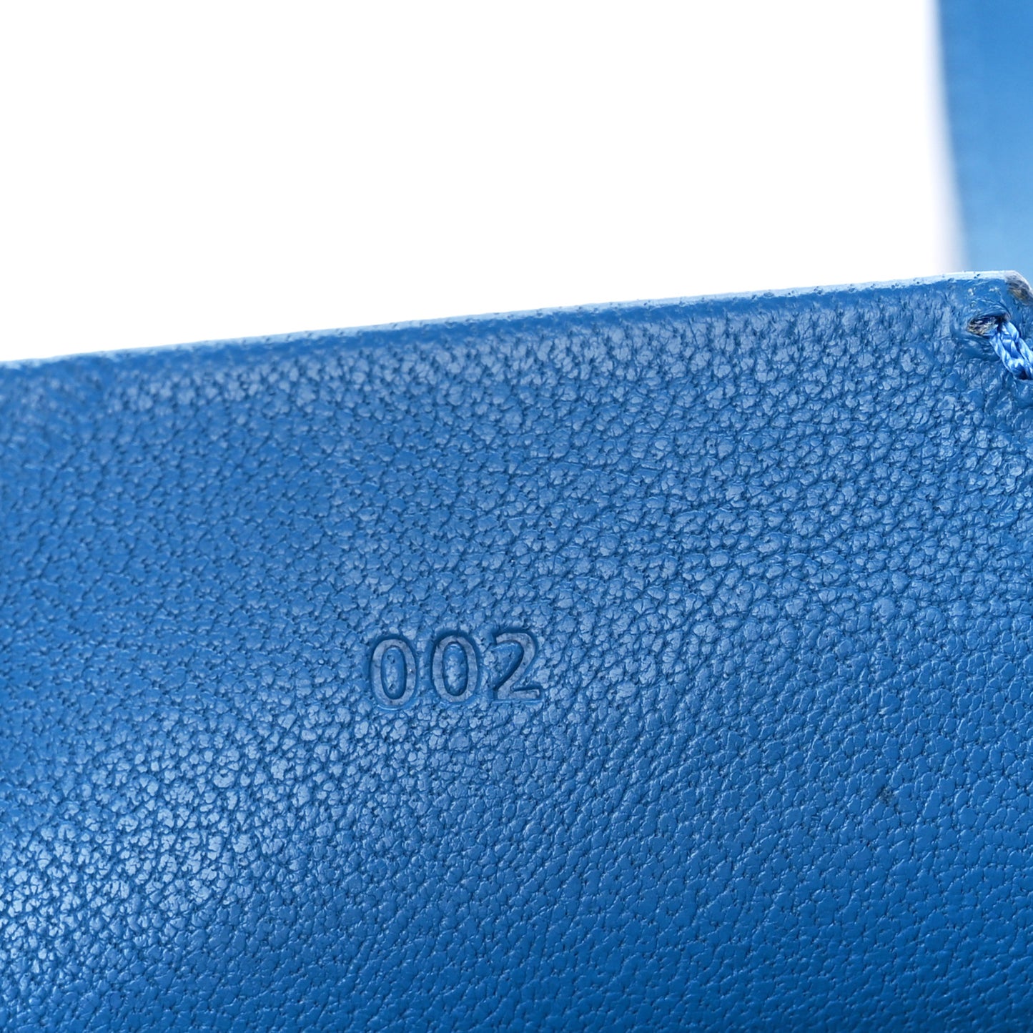 Lambskin PS1 Pochette Clutch Blue