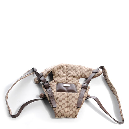 Gucci Monogram Baby Carrier Ebony 1 of 6