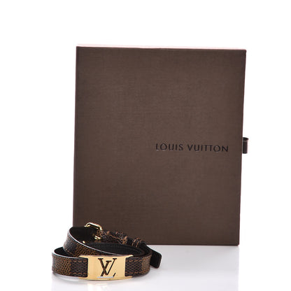 Louis Vuitton Damier Ebene Sign It Bracelet 7 of 7