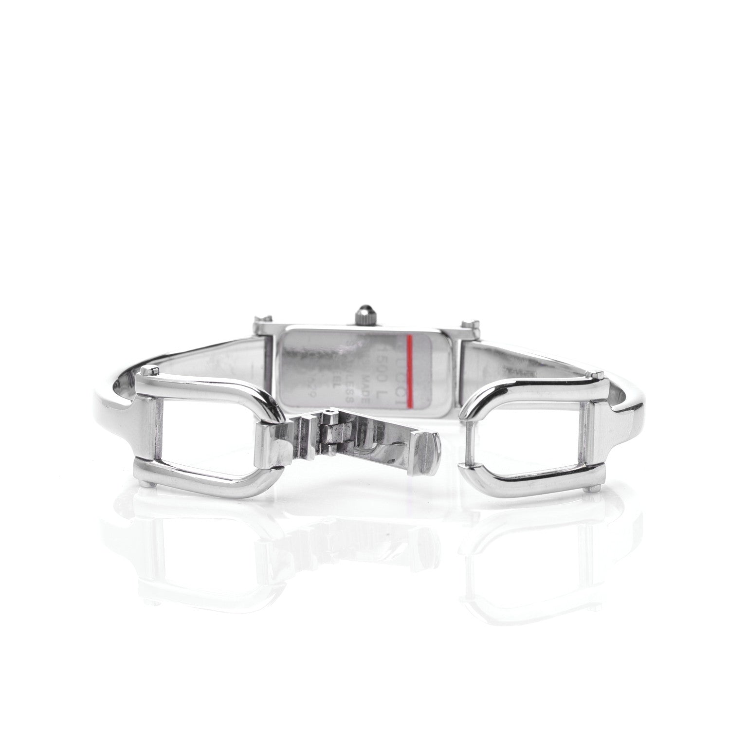 Gucci Stainless Steel 12mm 1500L Horsebit Roman Quartz Watch 5 of 5