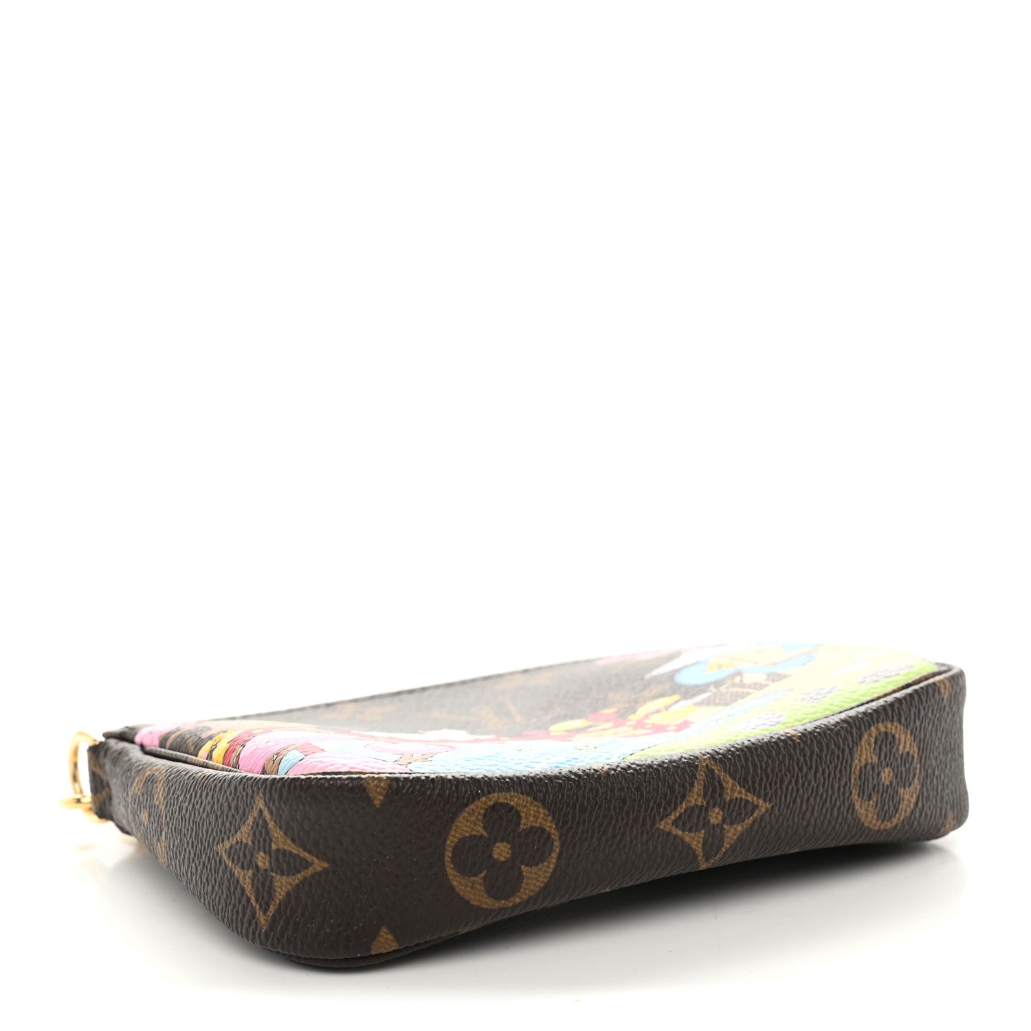 Louis Vuitton Monogram 2021 Christmas Animation Japanese Garden Mini Pochette Accessories Wisteria Pink 4 of 9