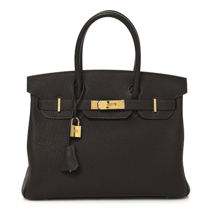 Hermes Togo Birkin 30 Chocolate 1 of 12