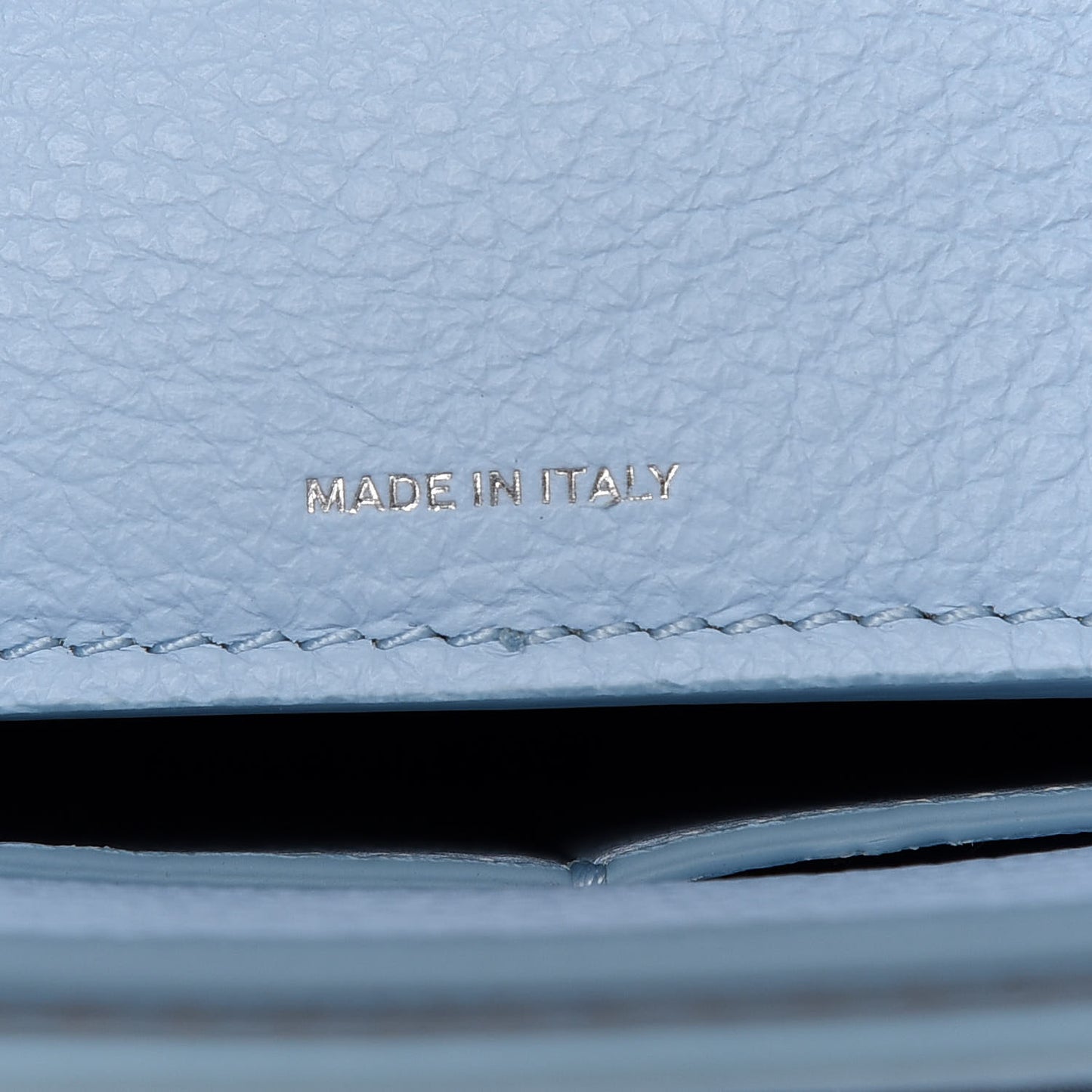 Marais Calfskin Medium Belt Bag Pale Blue