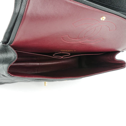 Chanel Caviar Quilted Maxi Double Flap Black 5 of 7