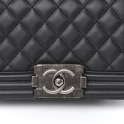 Chanel Calfskin Quilted Small Boy Flap Black 12 of 12