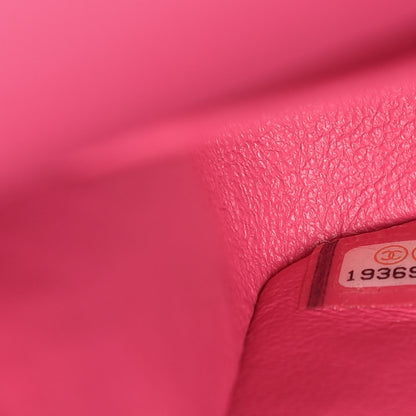 Chanel Lambskin Quilted Medium Double Flap Fuchsia 8 of 9