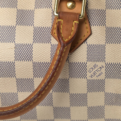 Louis Vuitton Damier Azur Speedy 30 19 of 19