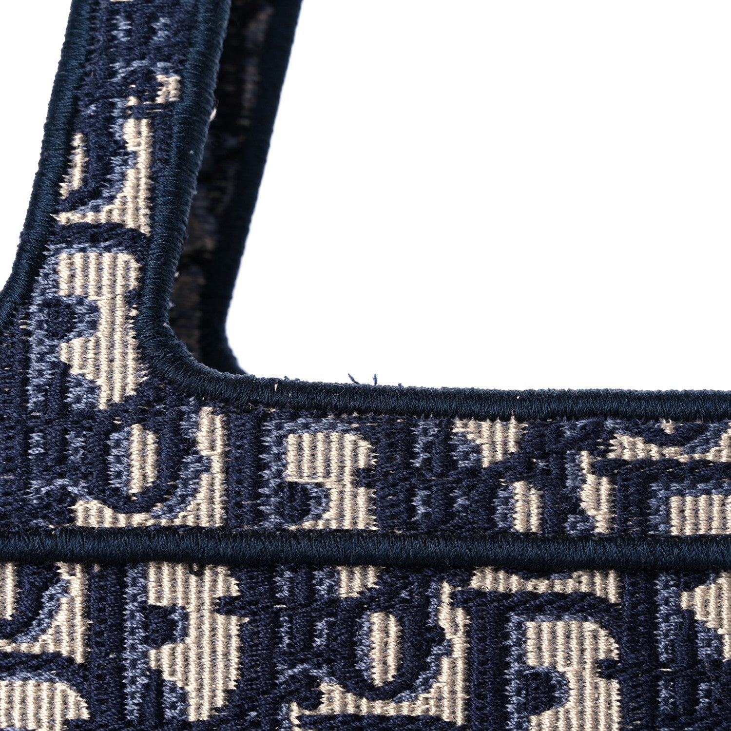 Christian Dior Oblique Mini Book Tote Blue Multicolor 10 of 10