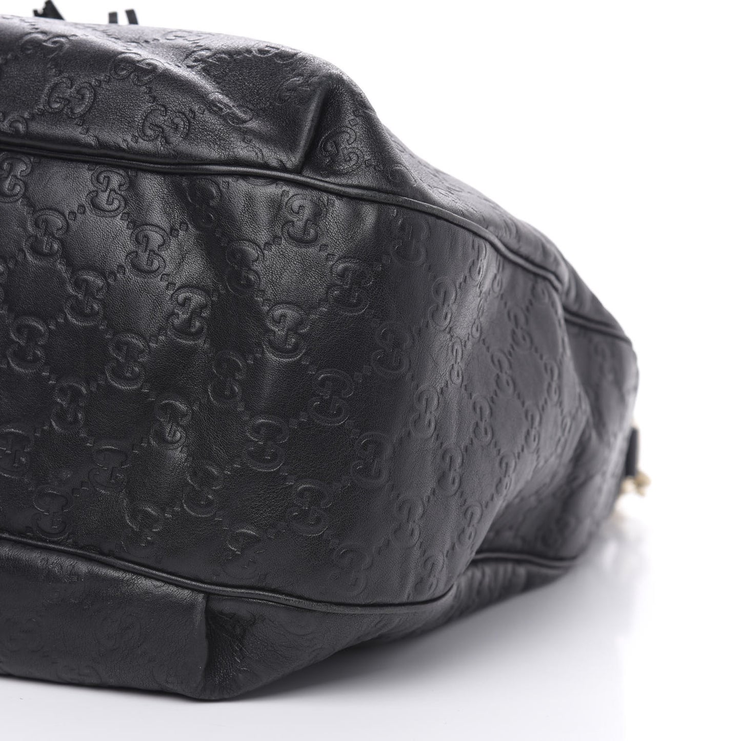 Guccissima Medium Emily Hobo Black