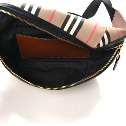 Burberry E-Canvas Icon Stripe Sonny Bum Bag Archive Beige 5 of 11