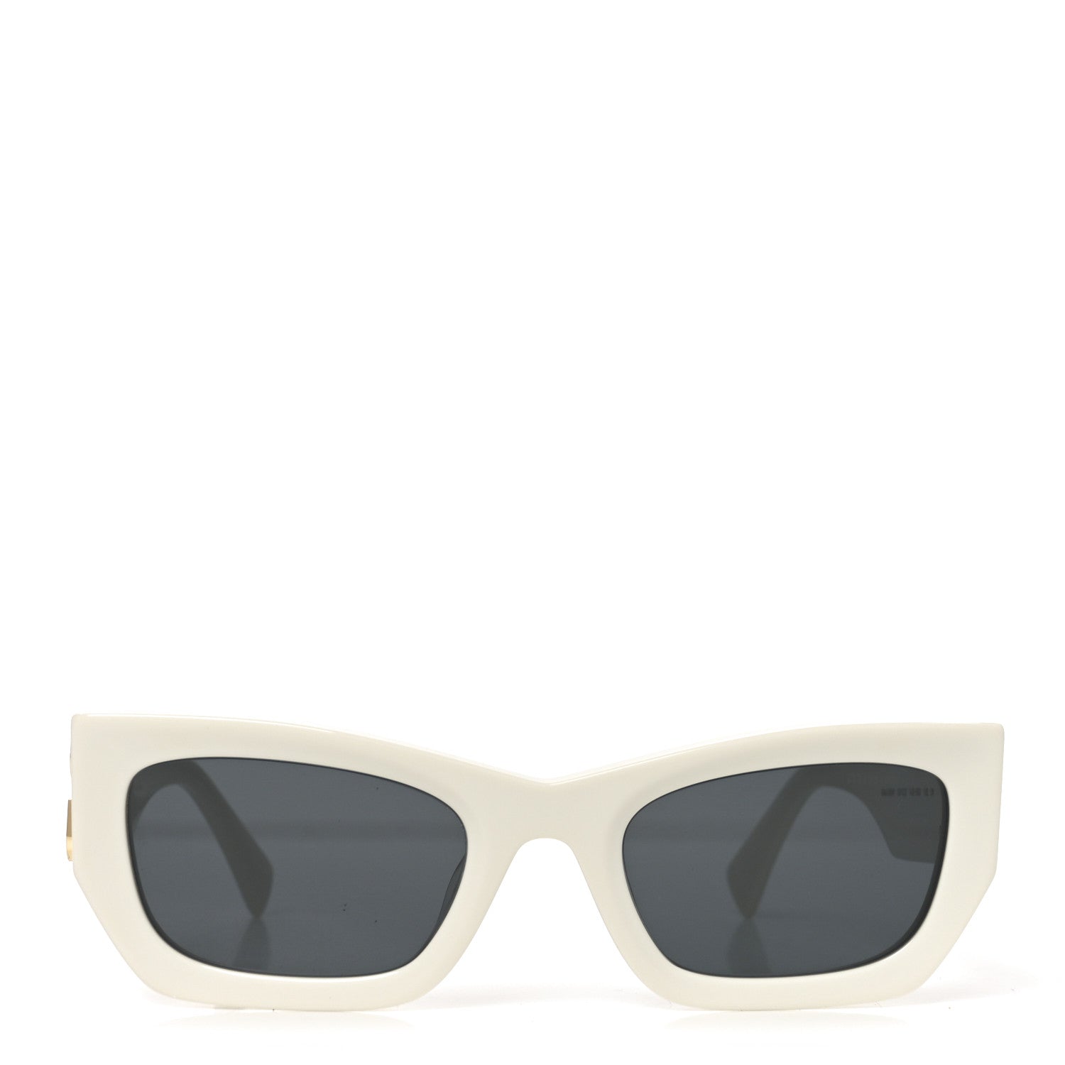 Miu Miu Acetate Rectangle Sunglasses SMU 09W White 2 of 7