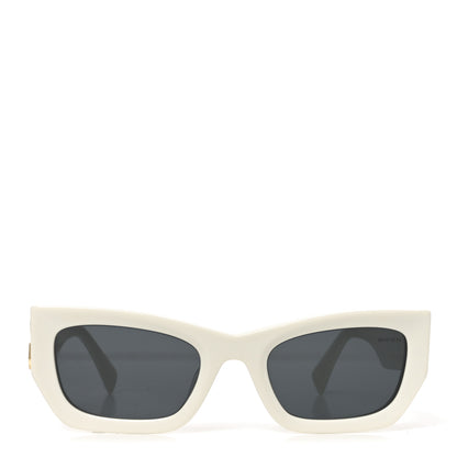 Miu Miu Acetate Rectangle Sunglasses SMU 09W White 2 of 7