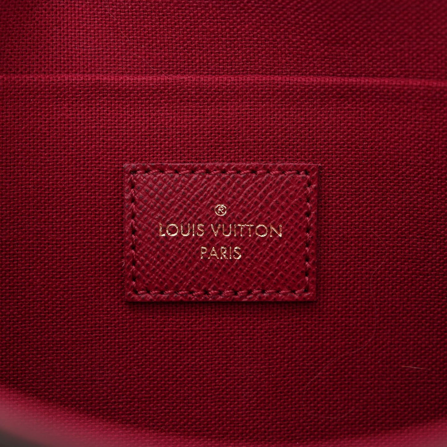 Monogram Pochette Felicie Chain Wallet Fuchsia