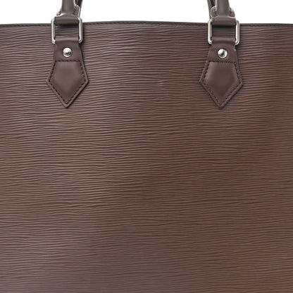 Louis Vuitton Epi Sac Plat PM Moka 8 of 16