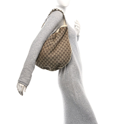Gucci Monogram Large Wave Hobo Off White 2 of 11
