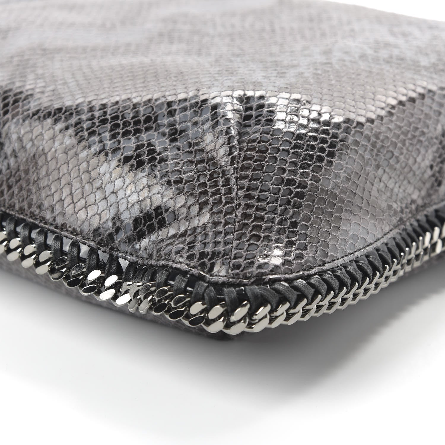 Stella McCartney Eco Python Falabella Hobo Dark Grey 7 of 11