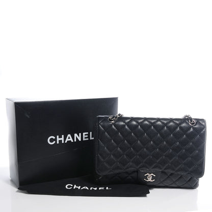 Chanel Caviar Maxi Single Flap Black 5 of 9