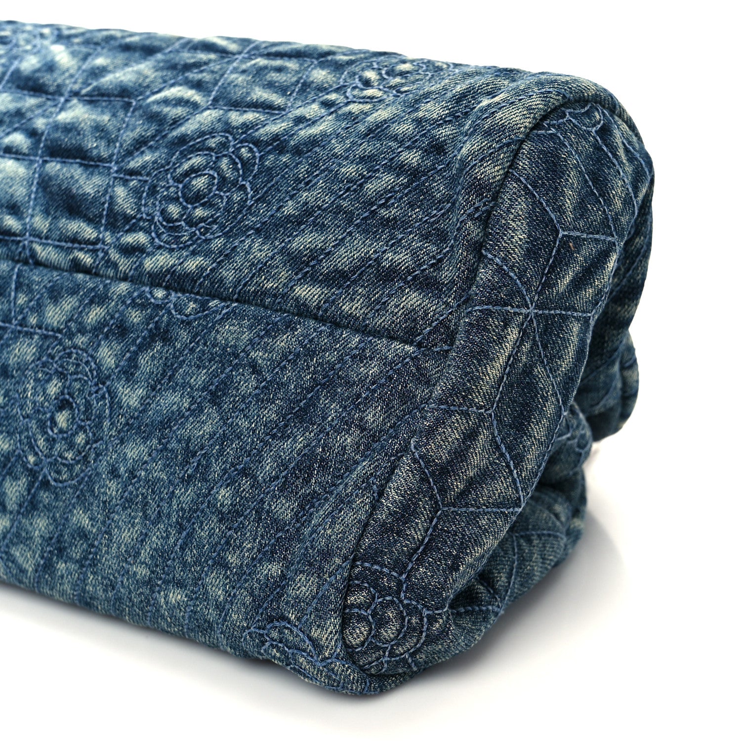 Chanel Denim Camellia Embroidered Just Mademoiselle 10 of 11