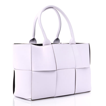 Bottega Veneta Nappa Maxi Intrecciato Small Arco Tote Mirth Washed Grape 3 of 10