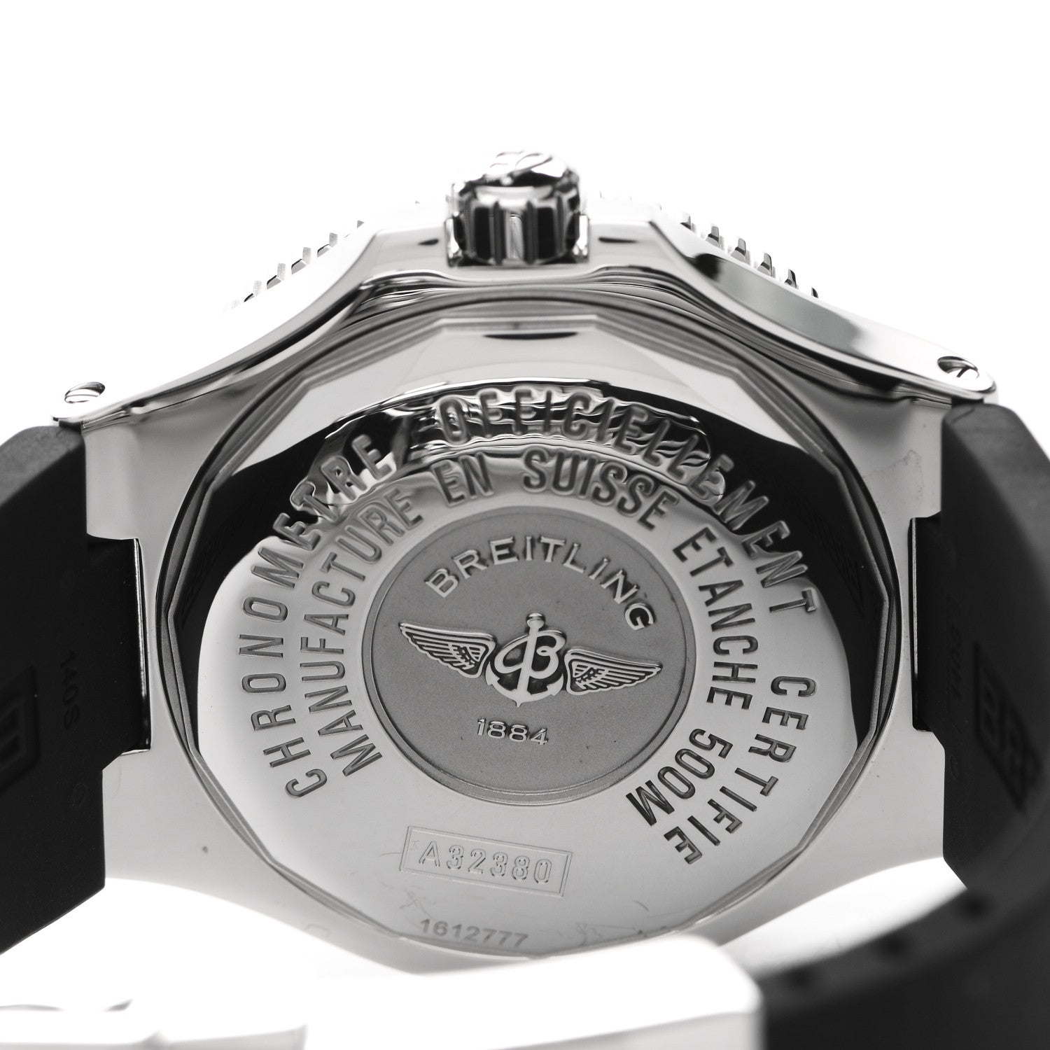 Breitling Stainless Steel Rubber 42mm SuperOcean GMT Automatic Watch Black A32380 4 of 4